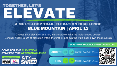 Elevate Blue Mountain by Shred City