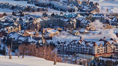 View over the Mountain out to Bay