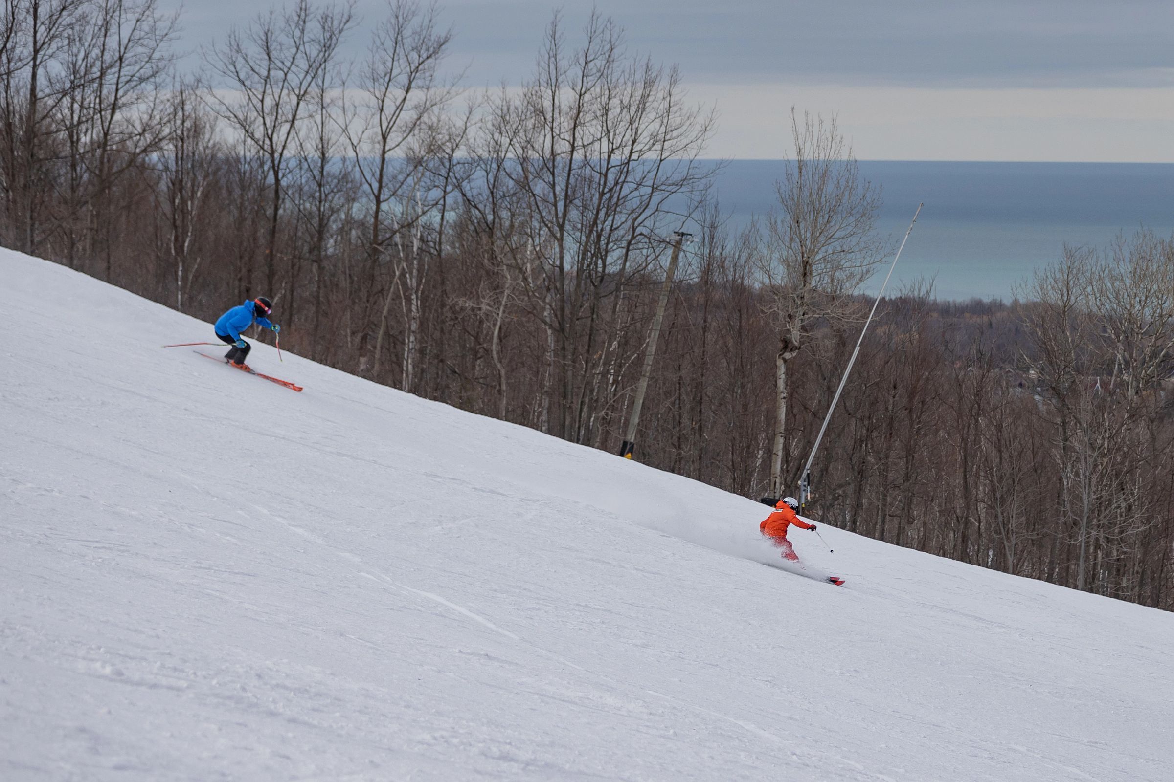 Dusk Skiing