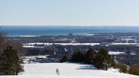 Blue mountain scenery