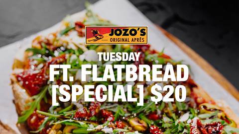 Tuesday flatbread special at Jozo's Bar