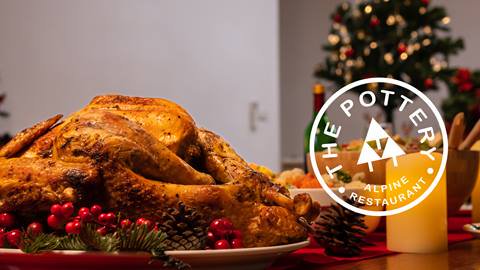 Holiday Turkey at The Pottery Alpine Restaurant