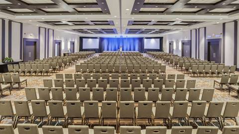 Image of the Huron Ball Room, with chairs 