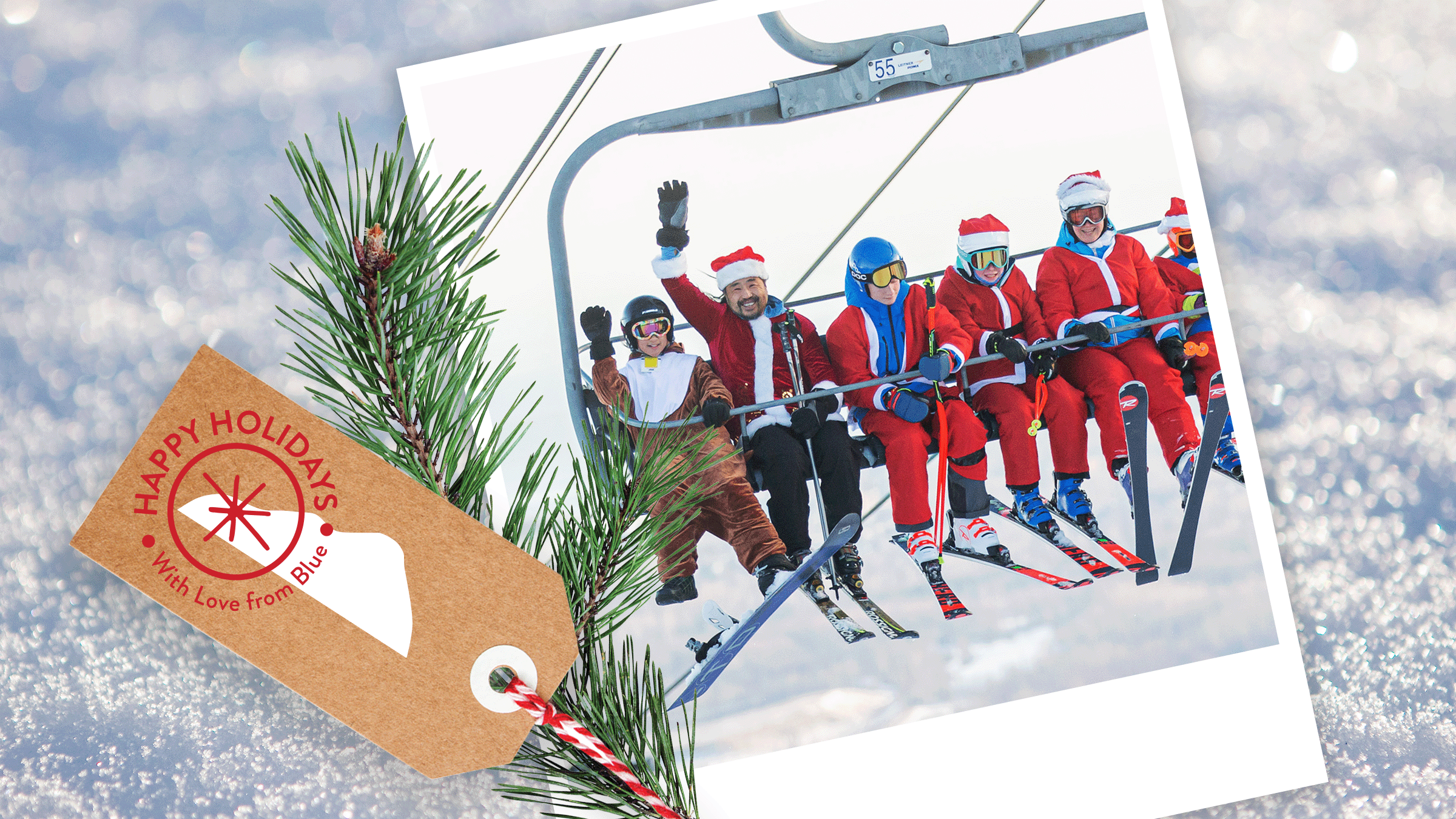 Blue Mountain Holiday Gift Guide Santa Ski