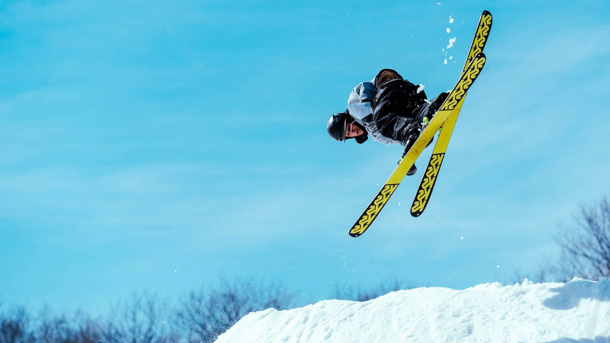 Skier racing during Christmas Masters Race Camp at Blue Mountain