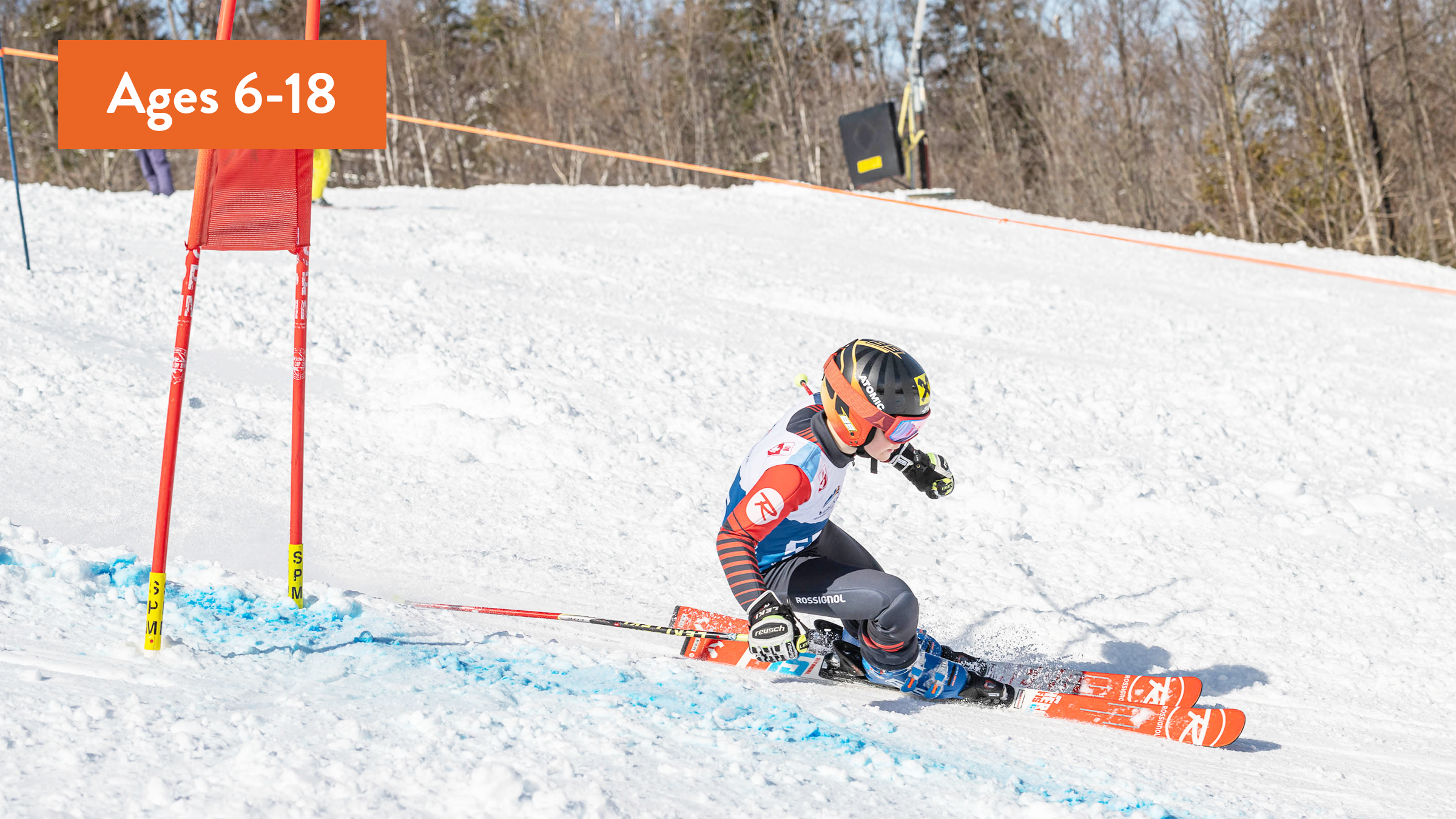 Skier during Friday Race Training at Blue Mountain Resort