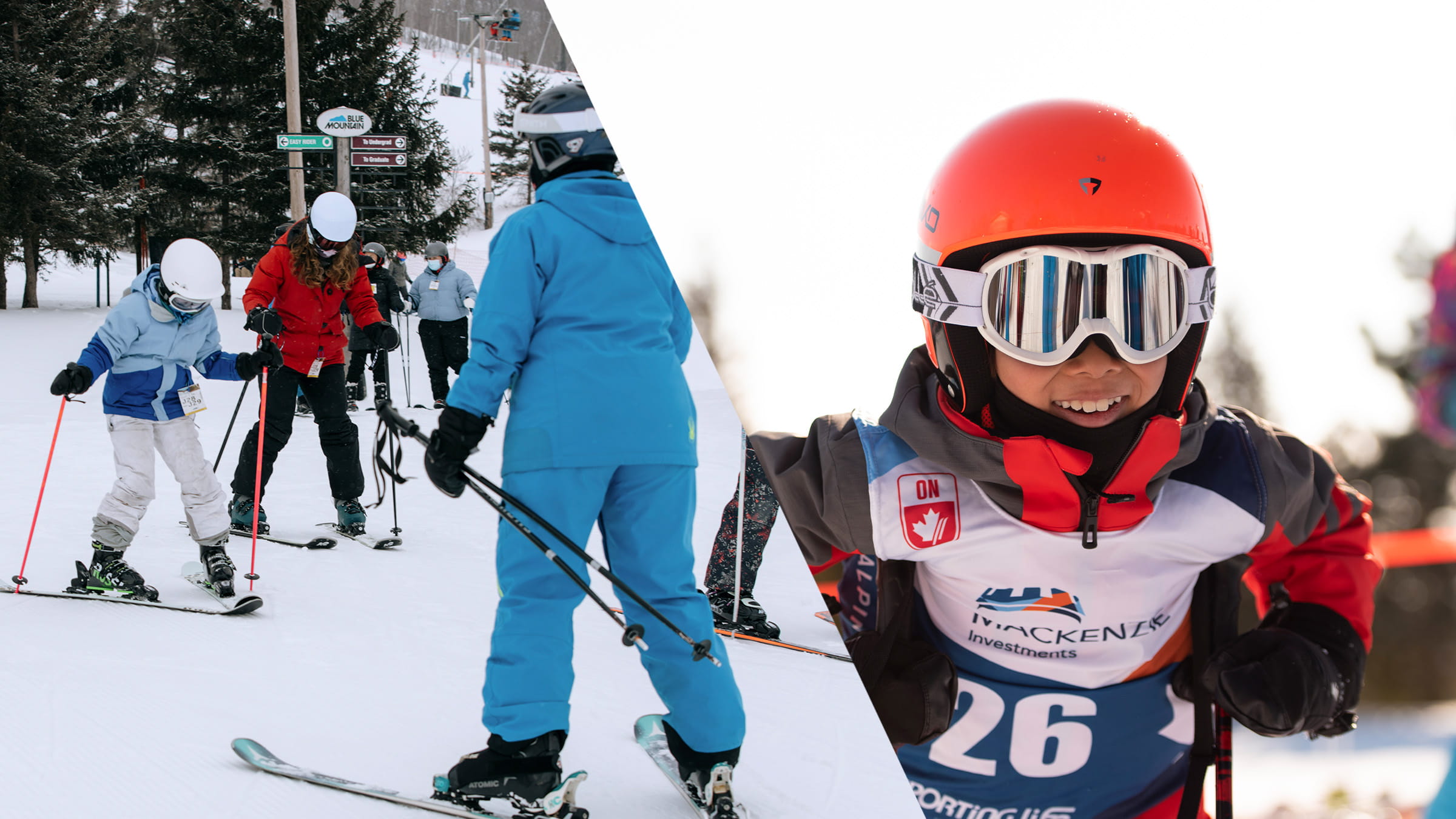 Winter camp for kids at Blue Mountain