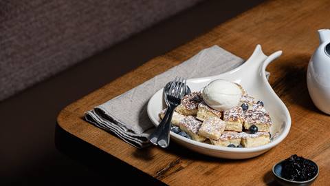 Dessert at The Pottery Restaurant