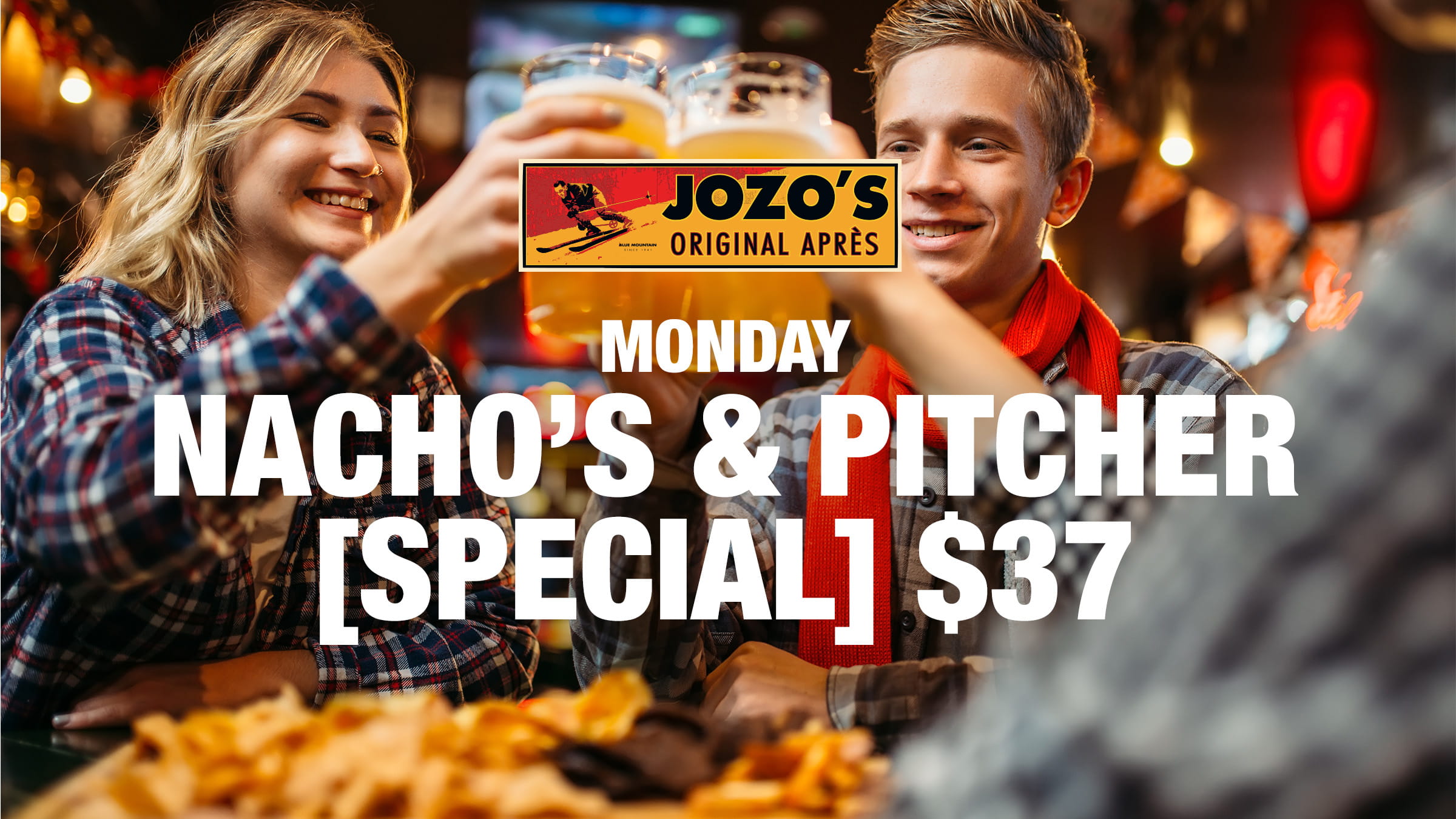 Nacho's & Pitcher for $36 at Jozo's Bar