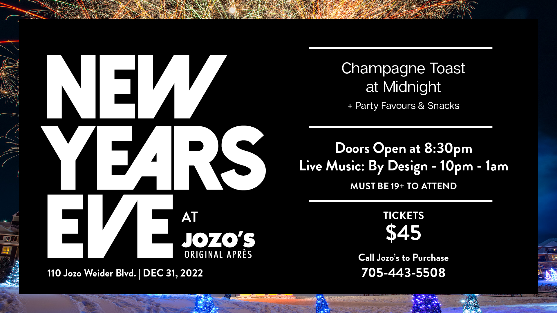New Years at Jozos 2022