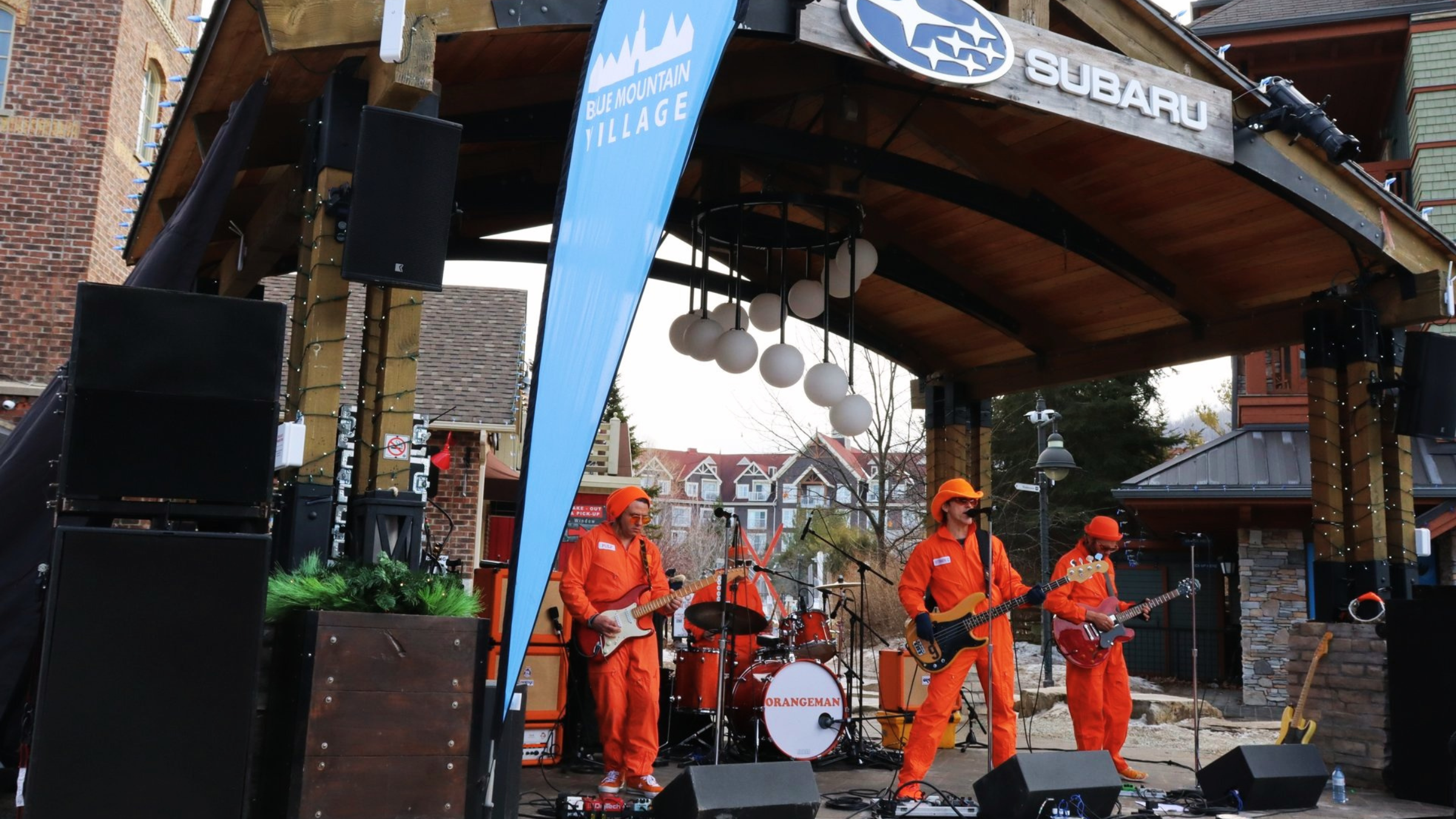 Orangeman Live Music at March Break in the village of Blue Mountain