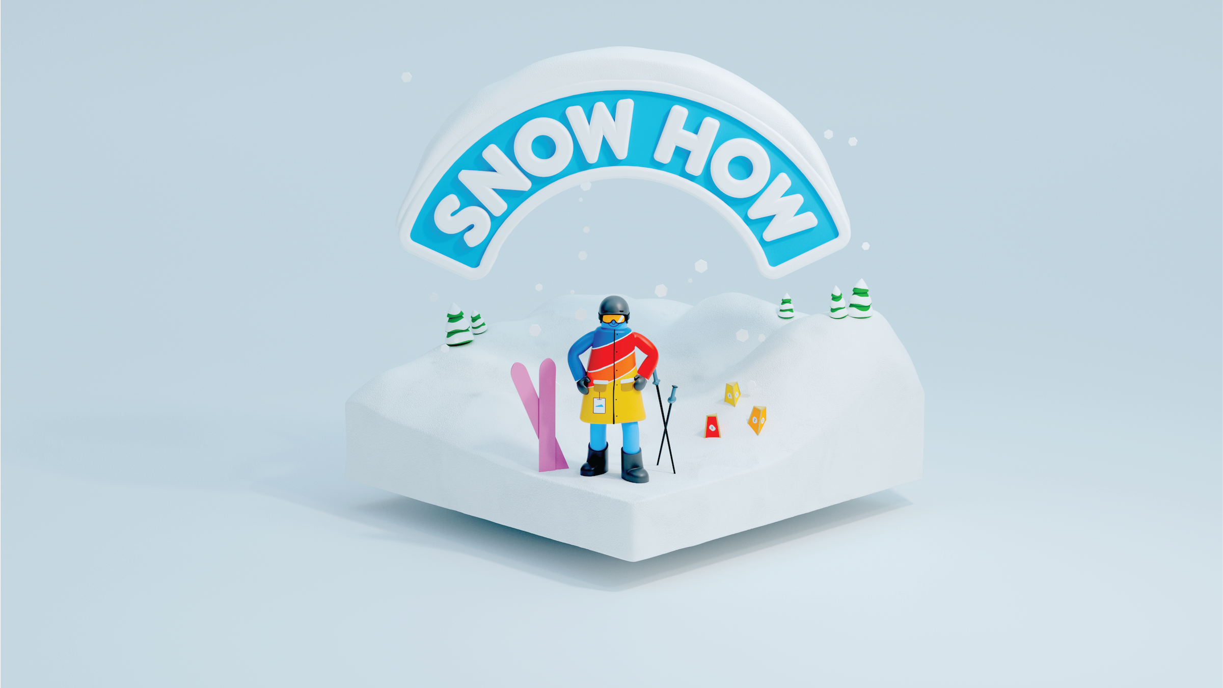 Snow How icon for Snow How Self Learn System to learn how to ski or snowboard at Blue Mountain