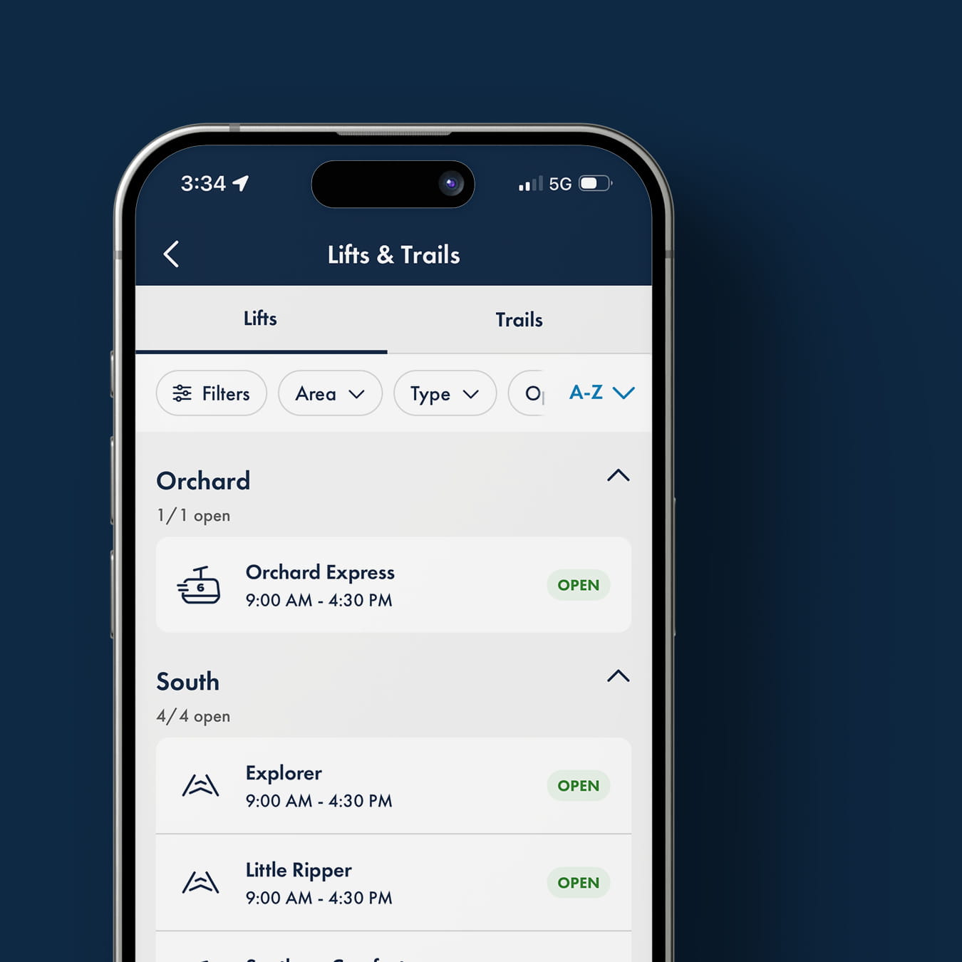Ikon App Mountain Report