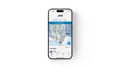 Ikon App - Ski Tracking Screen