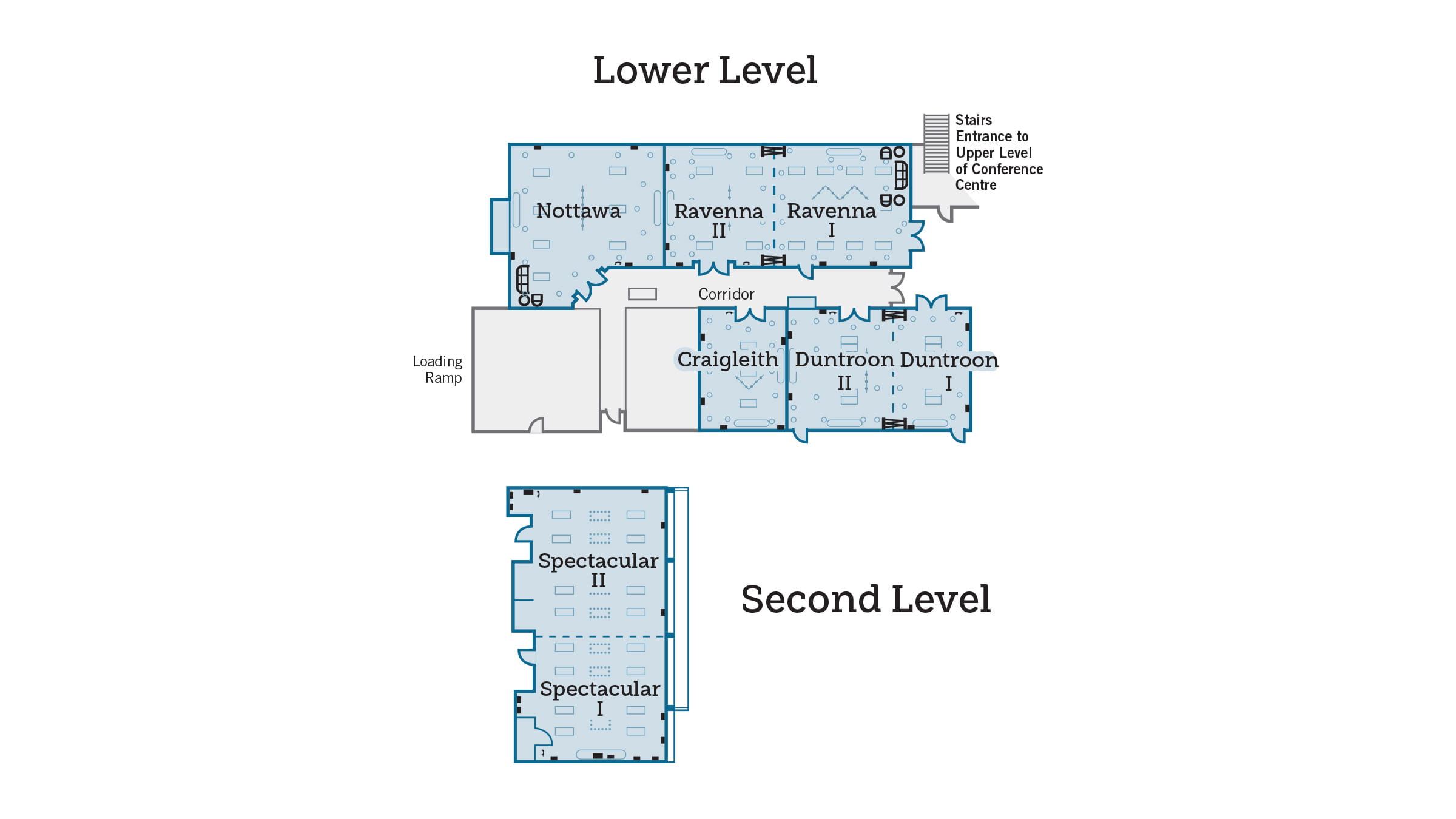 Blue Mountain Inn Conference Centre Ground Floor Layout
