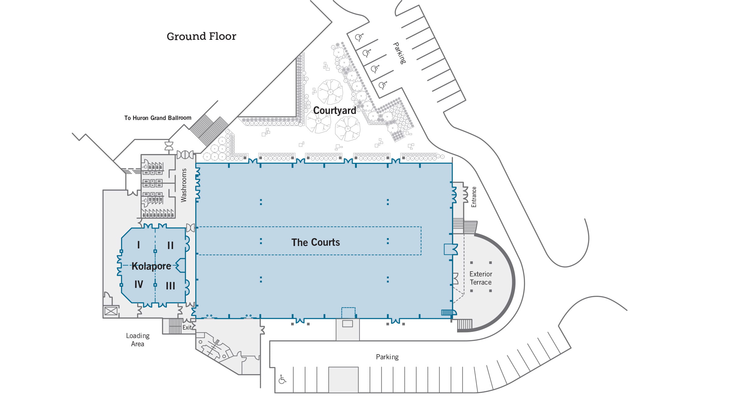 Village Conference Centre Ground Floor Layout