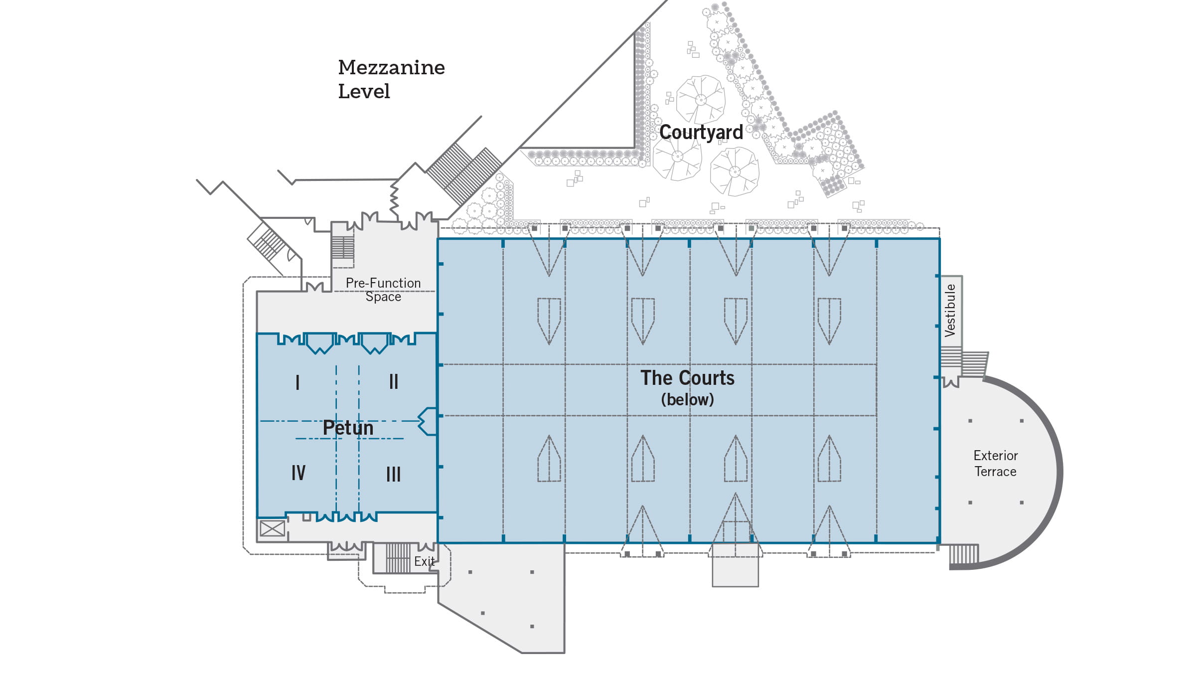 Village Conference Centre Mezzanine Floor Layout