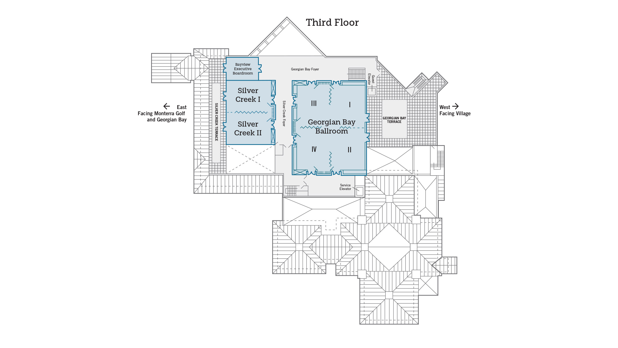 Village Conference Centre Third Floor Layout