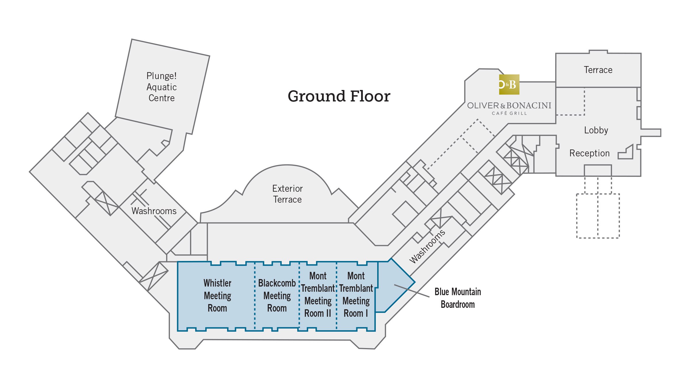 Westin Trillium House Ground Floor Layout