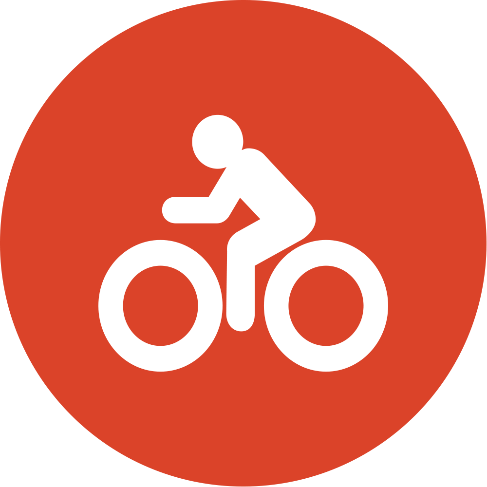 Blue Mountain Biking Icon
