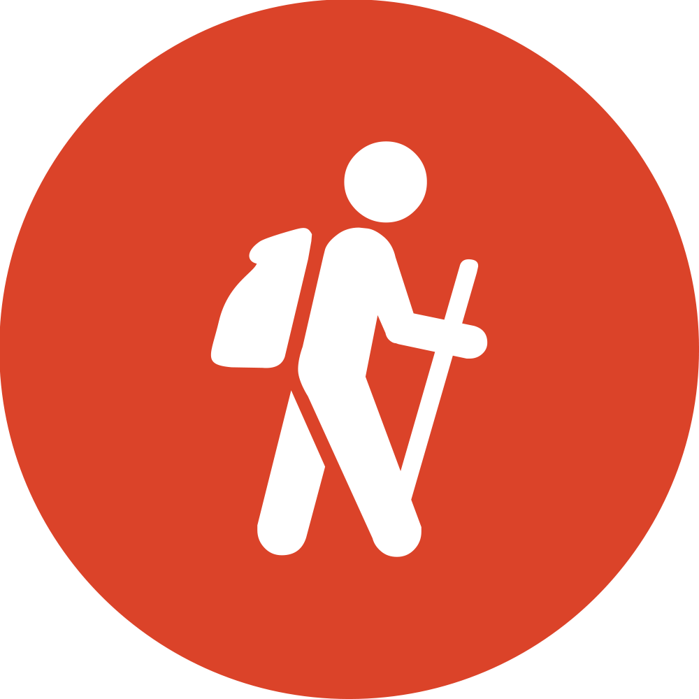 Blue Mountain Hiking Icon