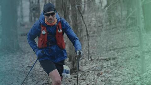 a man running