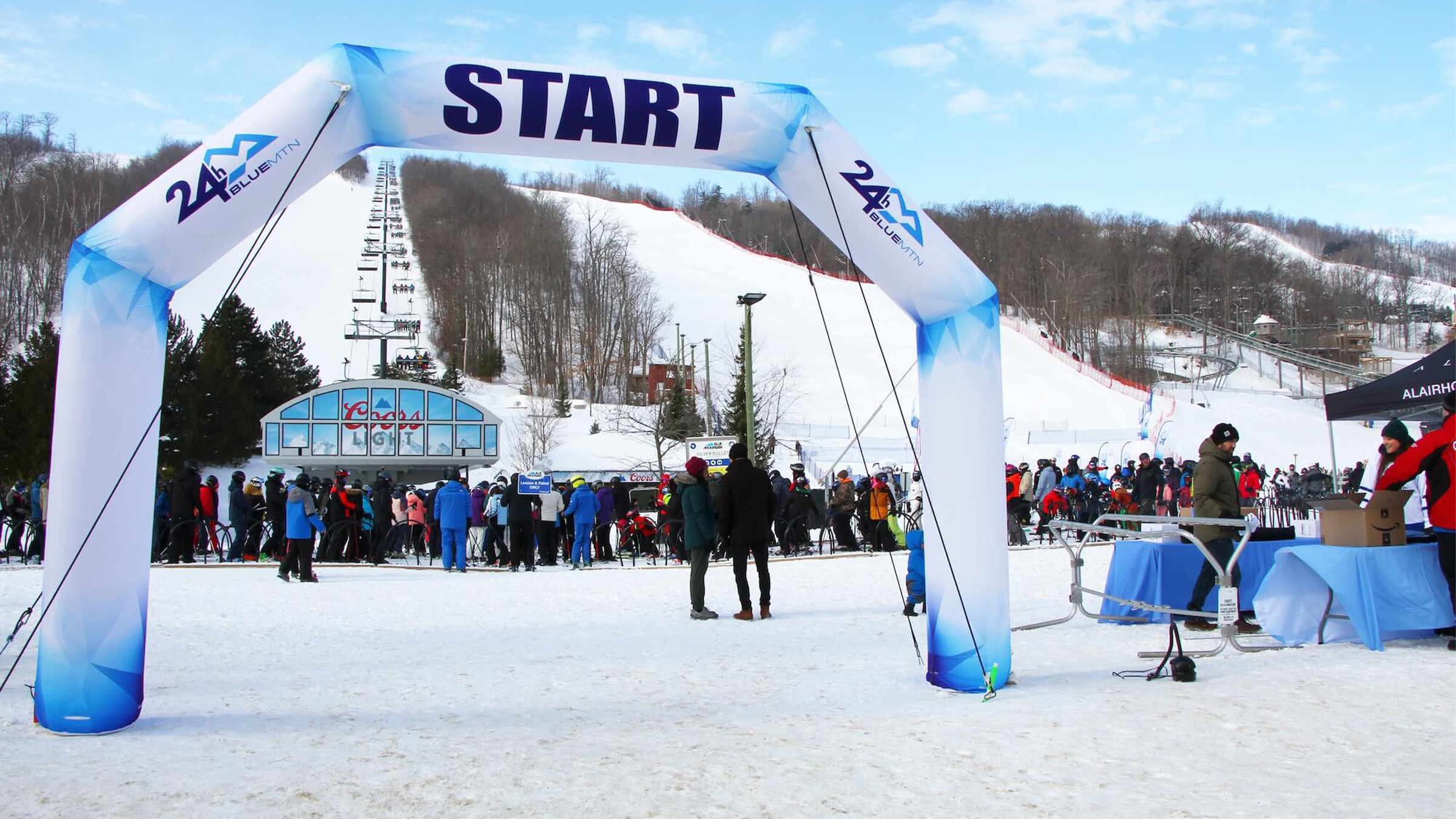 start gate at 24h at Blue