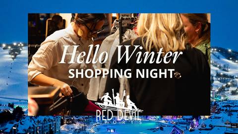 Hello Winter shopping night at Red Devil Sports