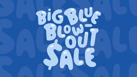 Big Blue Blowout Sale