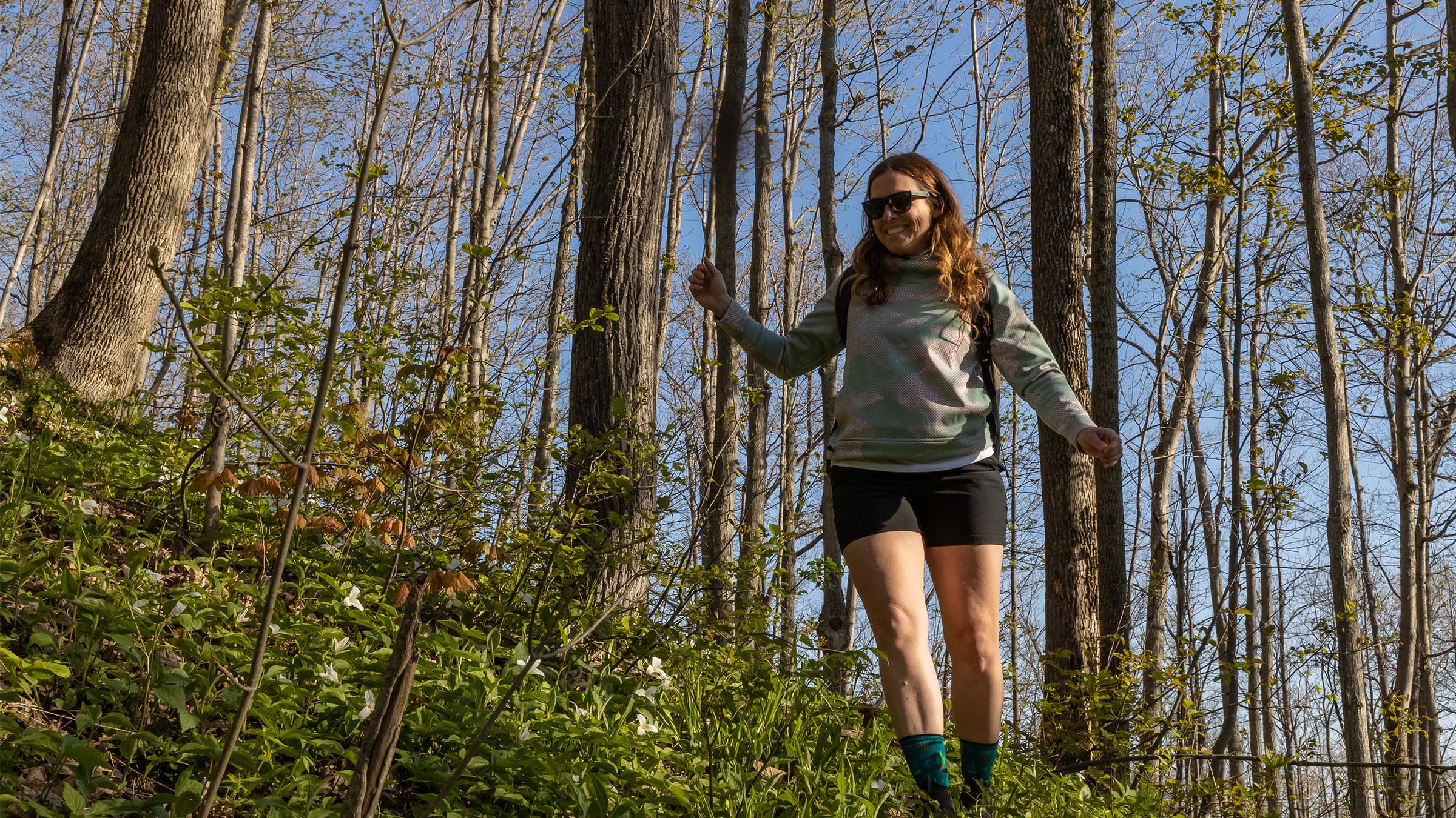 hiking with columbia