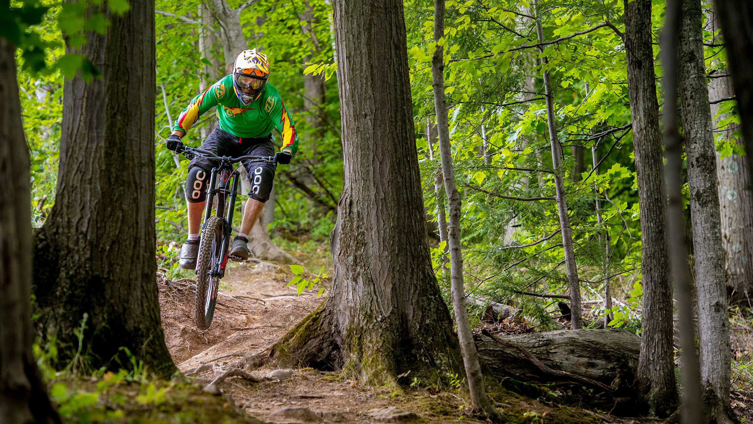 Mountain Biking at Blue Mountain Resort in Ontario