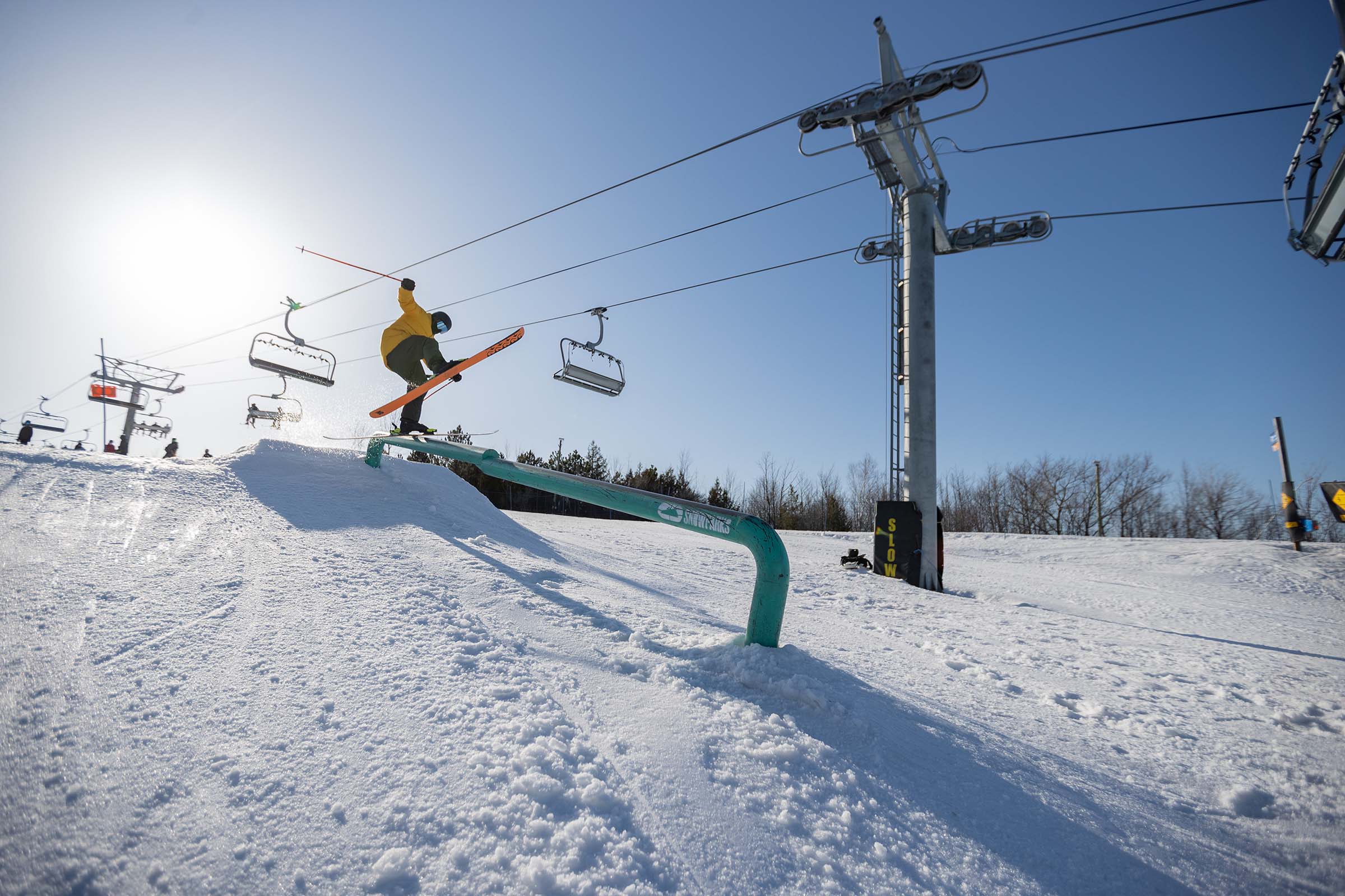 Sun Flare In Terrain Park