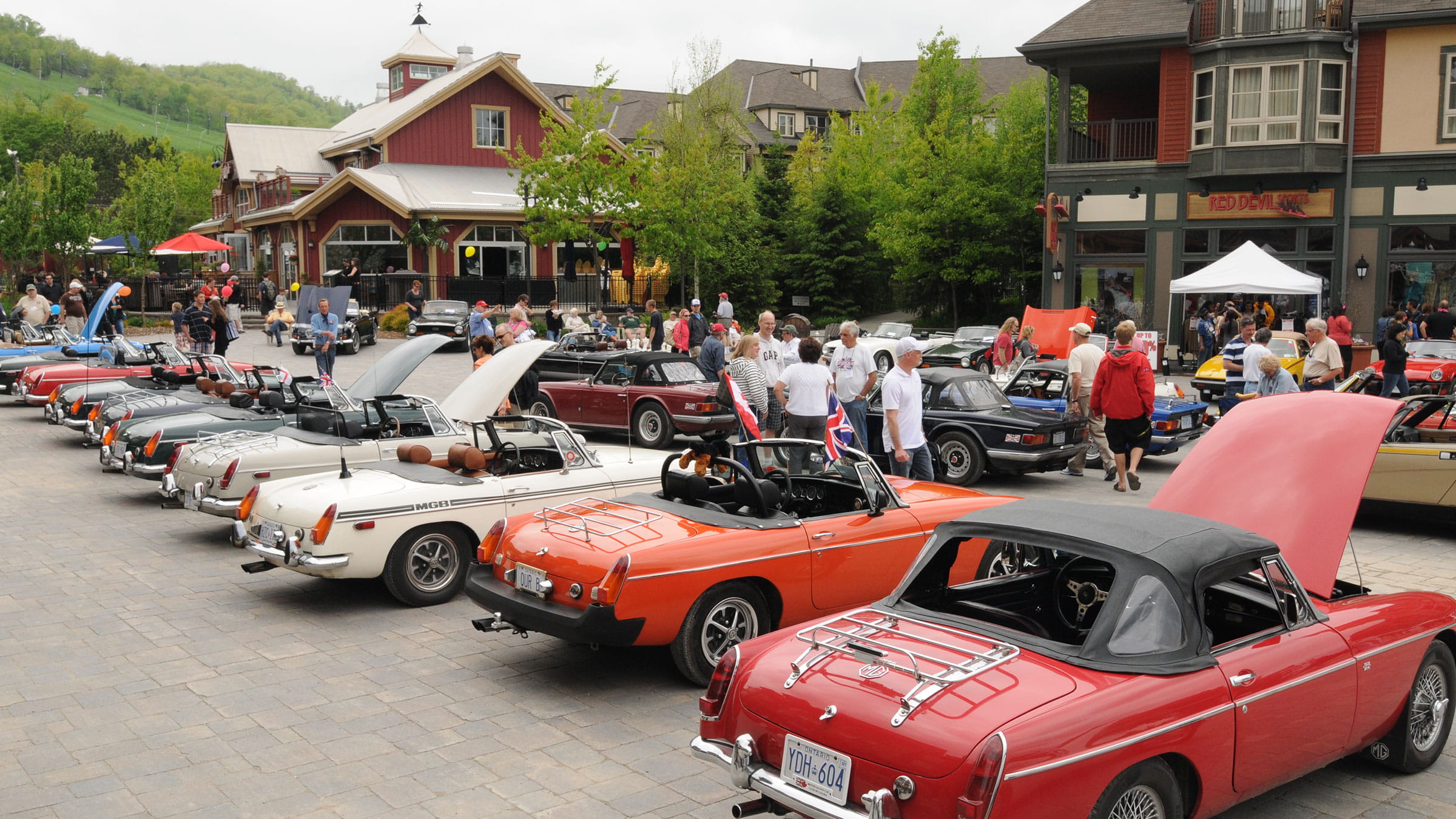 british car show