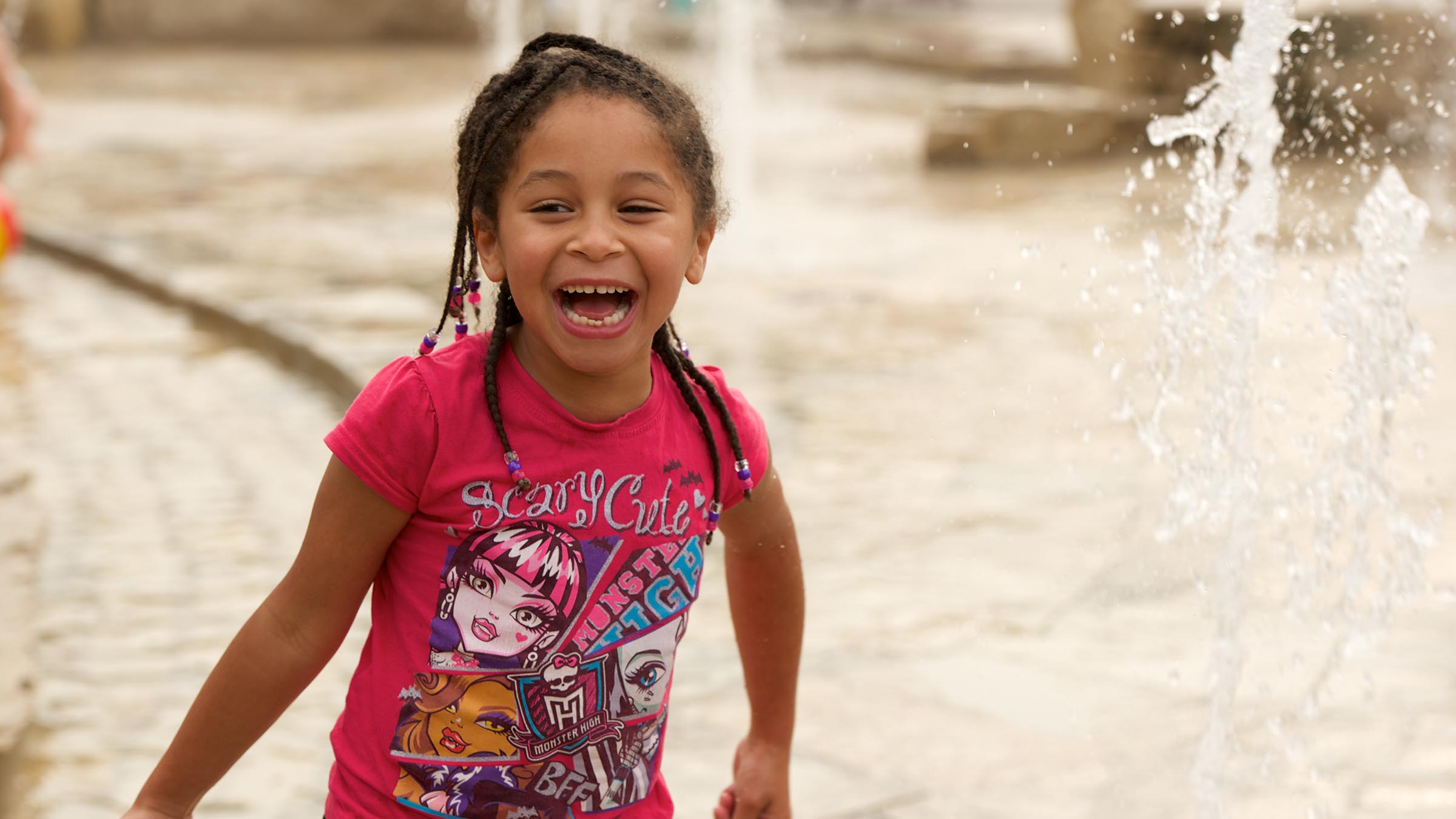 summer kids fountain