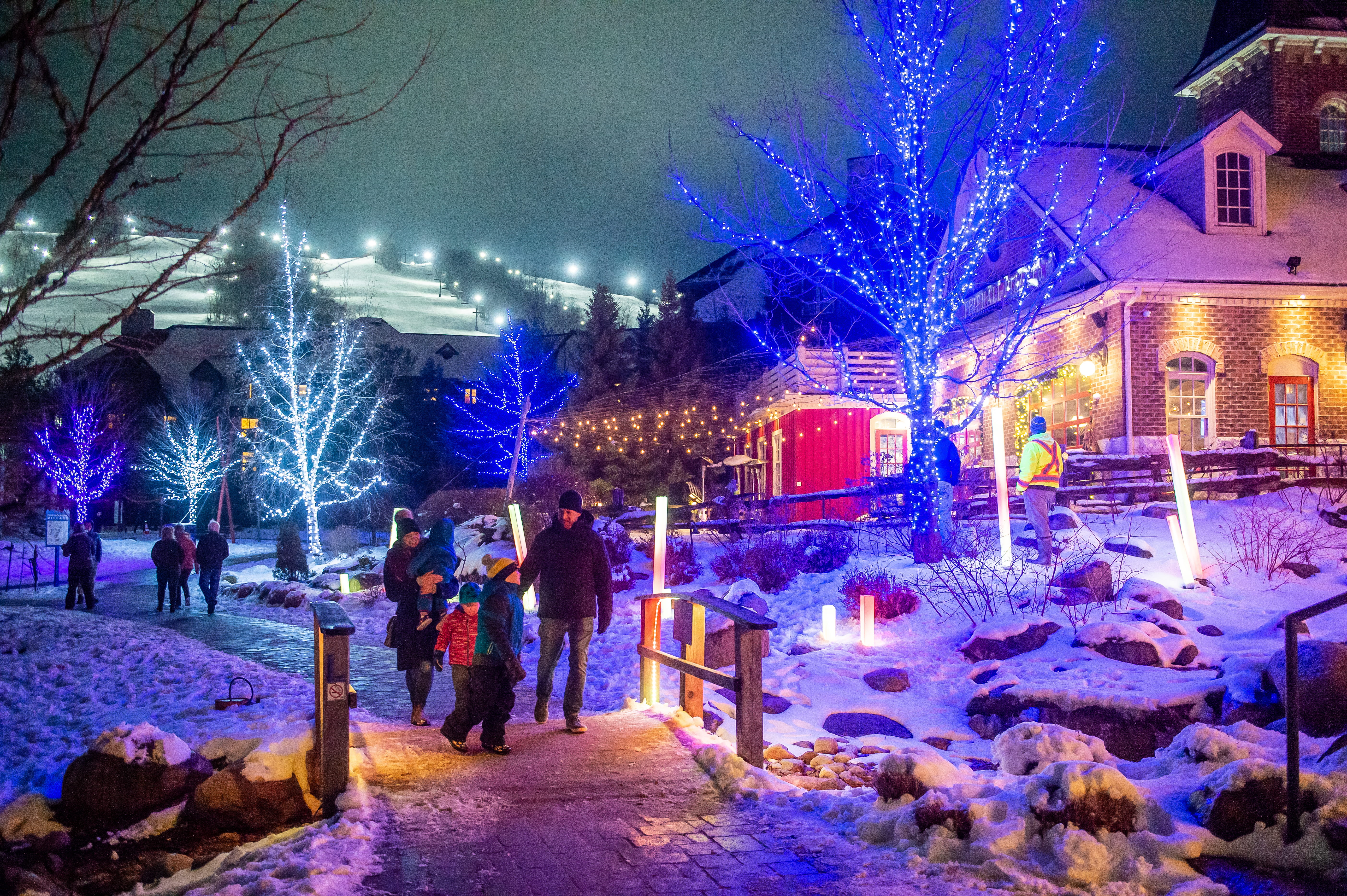 Blumination Dream Trail Opening Night Party Blue Mountain Resort