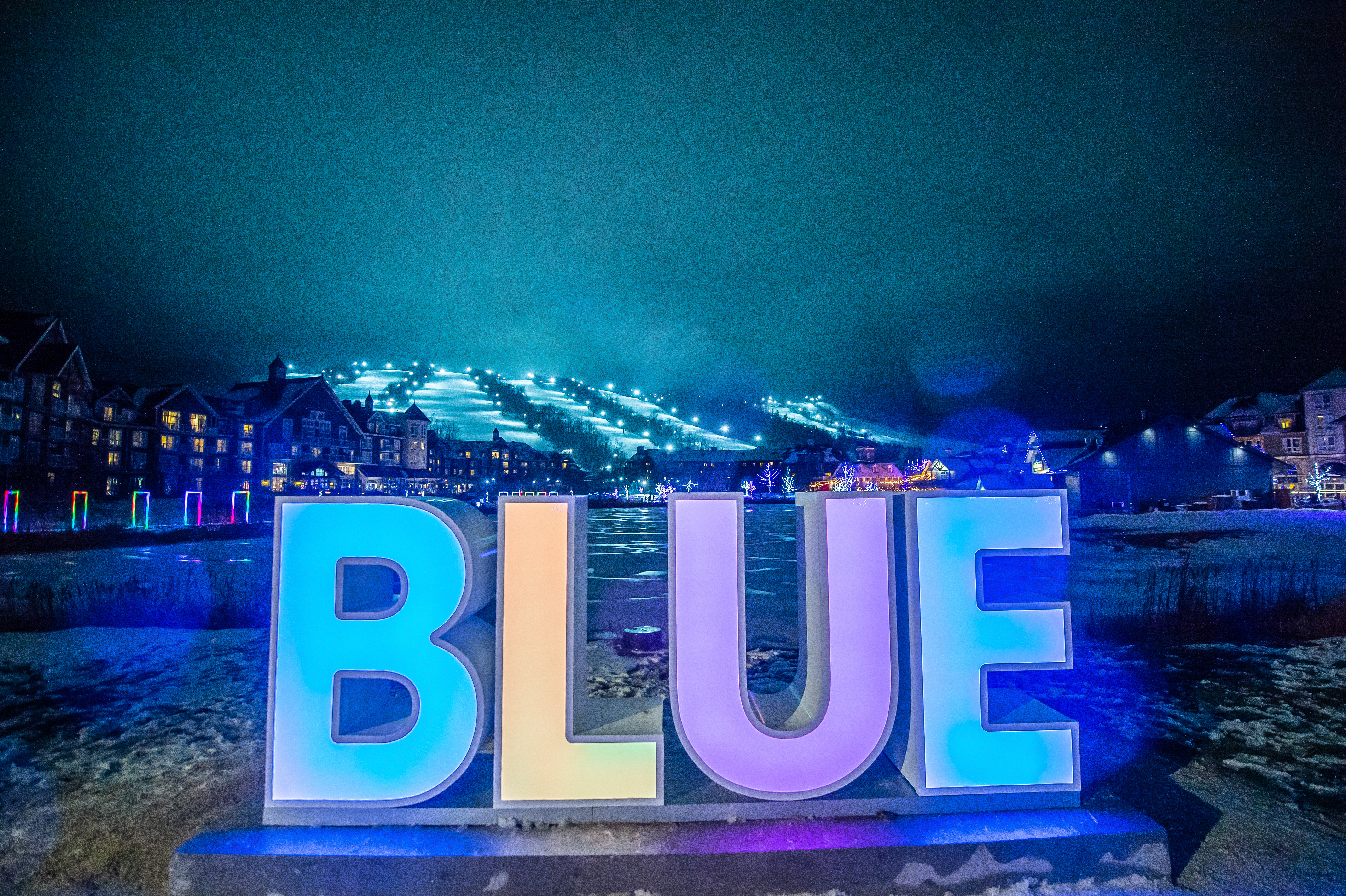 BLUE sign image