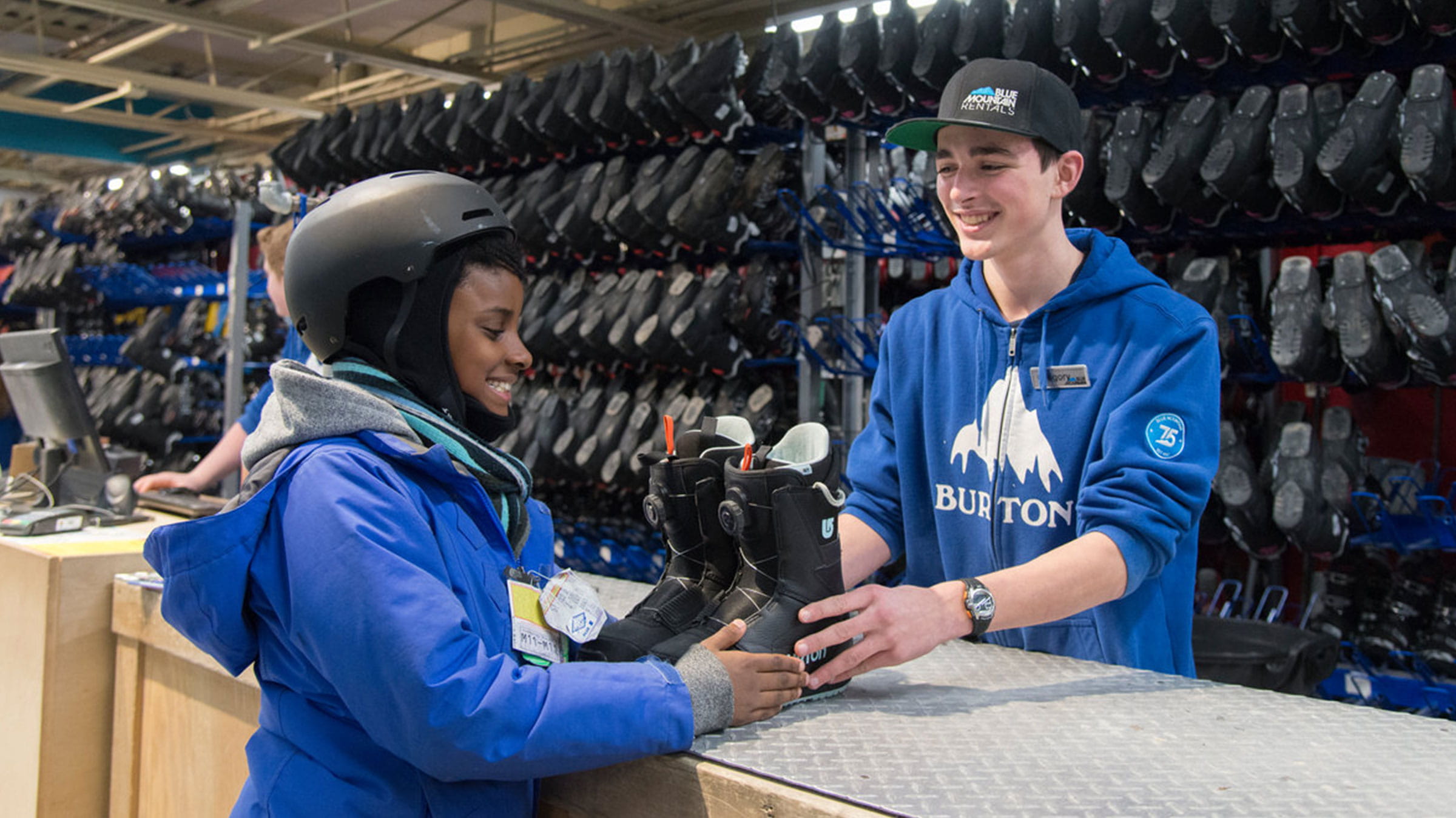 renting snowboarding gear