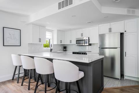 Kitchen Island inside Cachet Crossing