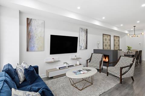 Living Room inside Crosswinds