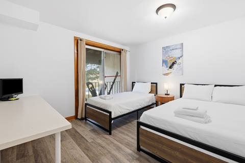 Bedroom inside Kandahar Lane