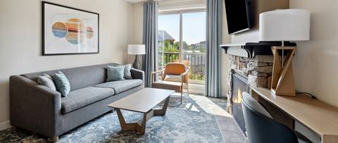 Seasons at Blue - One Bedroom with Den - Living Space