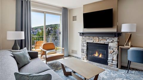 Seasons at Blue - One Bedroom with Den - Living Space