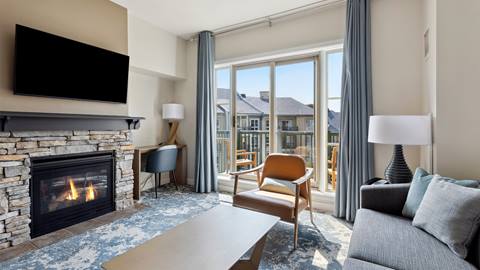 Seasons at Blue - Bachelor Suite - Living Space