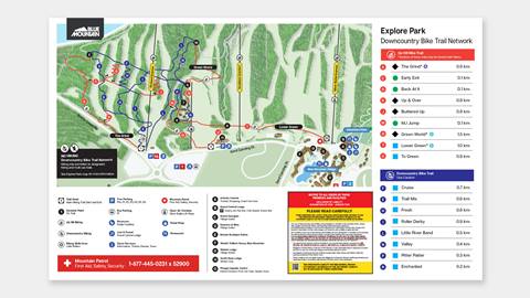 Downcountry Bike Map