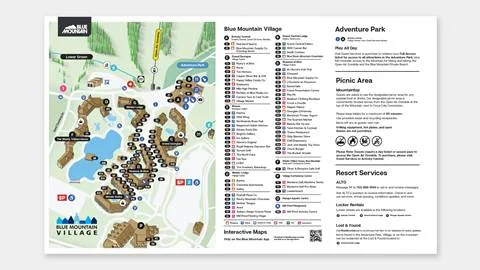 2025 Blue Mountain Village Map