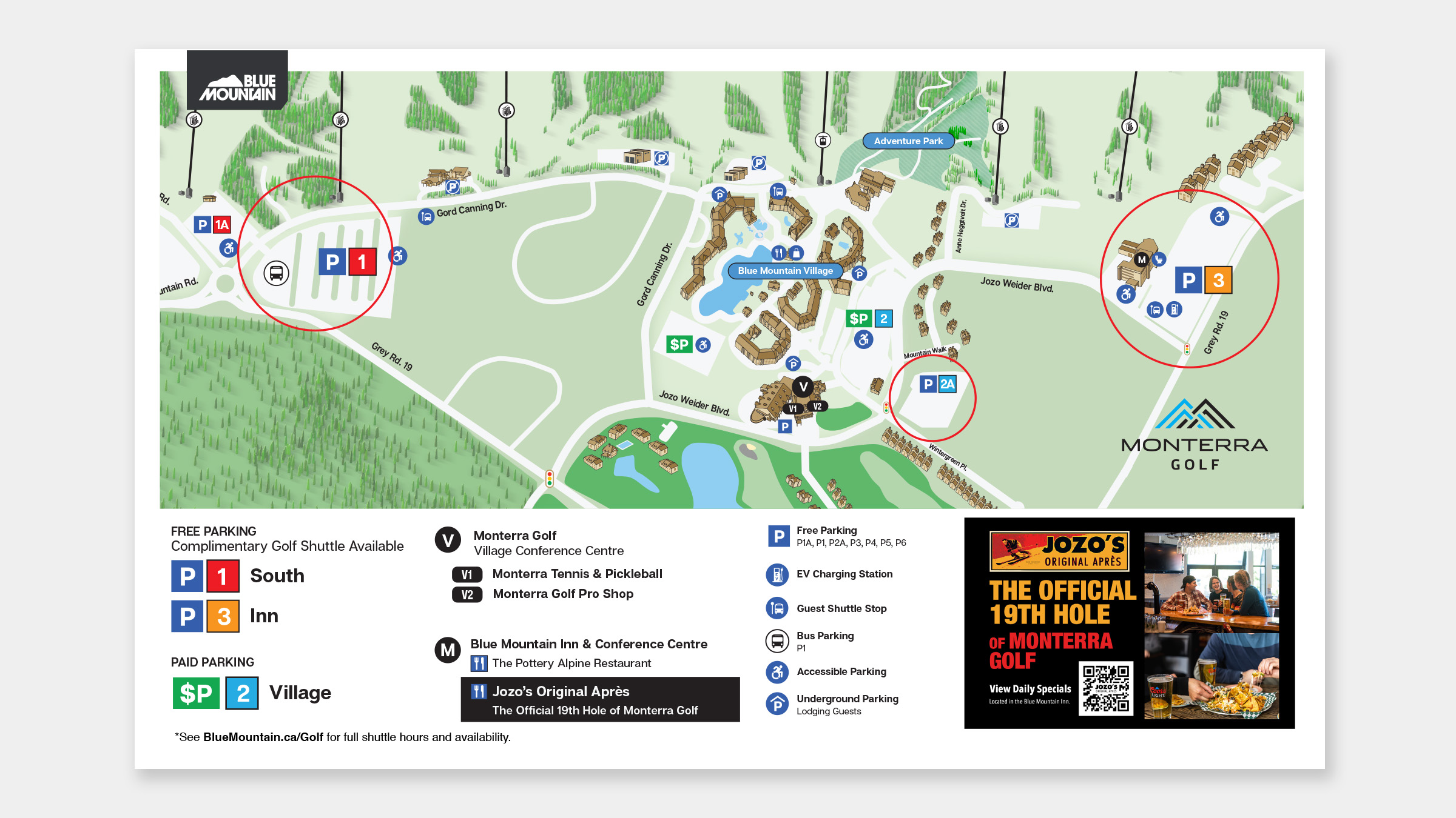 2026 Summer Monterra Parking Map