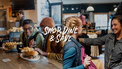Shop, Dine and Save