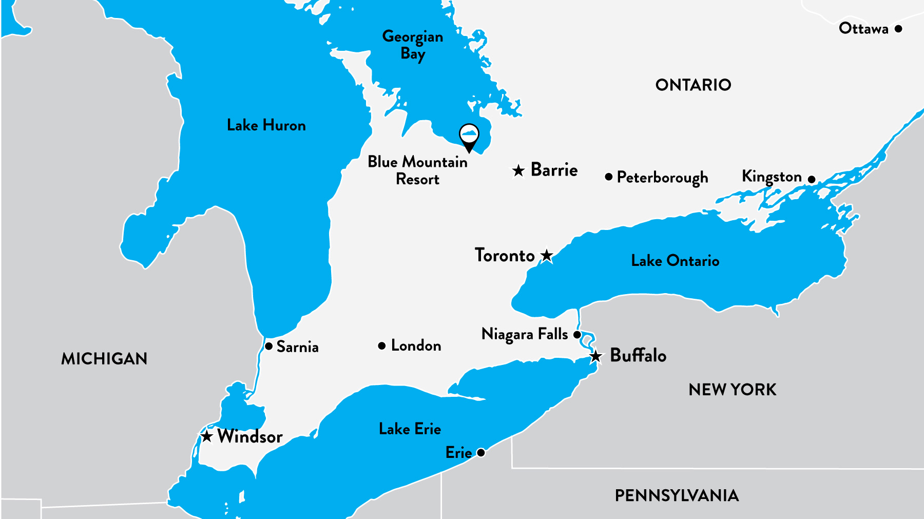 Ontario Map