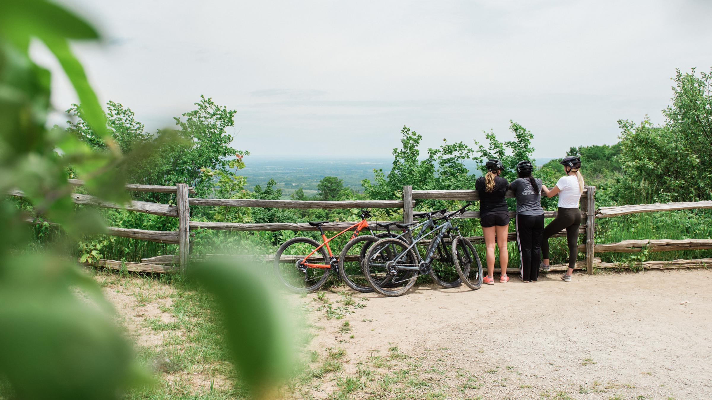 Mountain bikers at Blue Mountain Resort