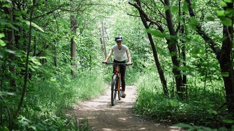 Mountain bikers at Blue Mountain Resort